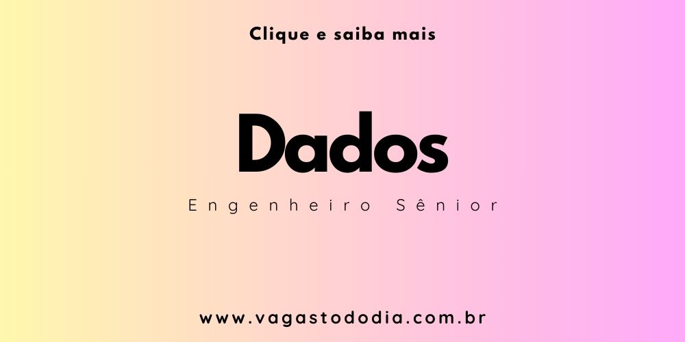 Engenheiro de Dados Sênior