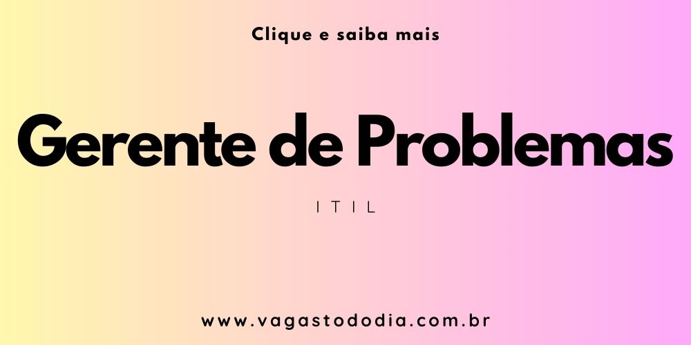 Gerente de Problemas ITIL