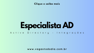 Especialista em Active Directory