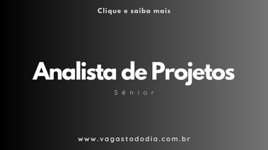 Analista de Projetos Sênior